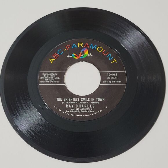 Ray Charles Don't Set Me Free / The Brightest Smile In Town 45 RPM VG+ Soul '63 - Picture 4 of 4